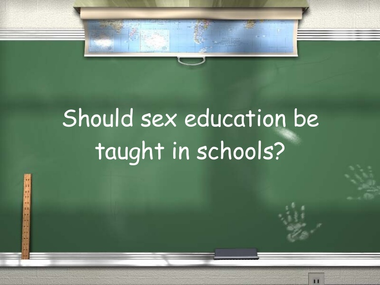 Why Sexual Education Should Not Be Taught in Schools